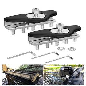 Sam-62 Chelhead Led Light Bar Hood Mounting Brackets 2pcs No Drilling