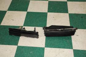 5976667 Chevrolet 91-96 Corvette C4 Front Bumper Pair Lh Rh Fog Lights Lamps Black Out Lens Wty Oe