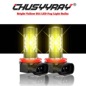 Chusyyray 215908640535 H8 High Power Gold Yellow Led Fog Lights Bulbs For Bmw 1 3 5 7 Series X1 X3