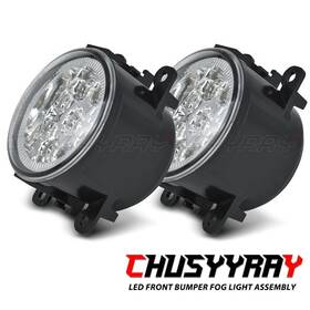 Chusyyray 584420589500 Pair Fog Light Assembly Lamp Left&right Side Fit Nissan Sentra 2007-2012