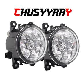 Chusyyray 585788686825 Pair Clear Lens Black Bumper Fog Light Lamp Fits 2012-2014 Honda Crv Cr-v Rh&lh