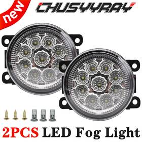 Chusyyray 723735958728 For Subaru Wrx Sti 2015 2016 - Round Led Bumper Fog Lights Lamps 6000k 2pcs