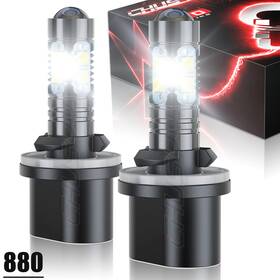 Chusyyray 750164297722 For Chevy Tahoe 2000-2006 High Power Bright 2x 880 Led Fog Light Bulbs 6000k
