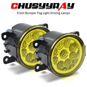 Chusyyray 756410256734 2pcs Led Driving Fog Light Lamp Front Bumper For 2015-2018 Jeep Renegade