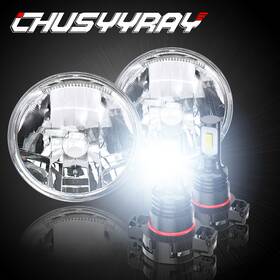195913001 Chusyyray 797805082309 Pair For Pontiac G8 2008-2009 Bumper Led Fog Lights Kit