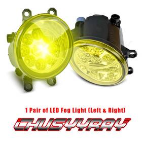 8122006071 Chusyyray 8121006071 Yellow Led Fog Lights Assembly Fit Tacoma 2016-2022 4runner / Tundra 2014-2019