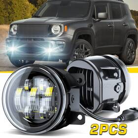19614300 Chusyyray 883173178174 Bumper Clear Lens Fog Lights Driving Lamps For Jeep Renegade 2015-2023