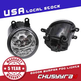 Chu-kj00040 Chusyyray Front Bumper Fog Light Driving Lamps Left And Right For Toyota Prius 2010-2011 A