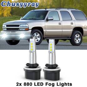 Chusyyray Chusyyray-dpl2-880 2x For 97-04 C5 Corvette Hid Led Super Bright Fog Light Conversion Bulbs Kit