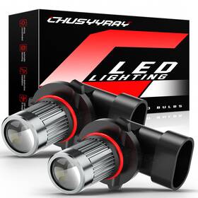 Ts5plus9005 Chusyyray Ts5plus9005/9006/9012 For Dodge Durango 2014-2015 2x 9012 Led Headlight High Low Beam Bulbs 6000k