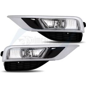 Im16544301s Clear Bumper Fog Lights Driving Lamps Fits 2007-2009 Honda Crv
