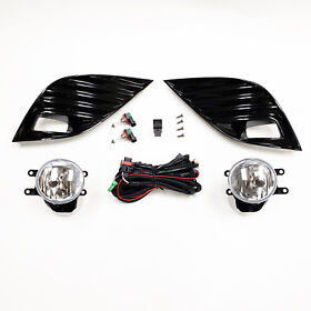 Mfmseblafl0128t0yt01 Clear Fog Light Kit Fit 2018-2020 Toyota Camry Se Xse With Bezel Switch Wire