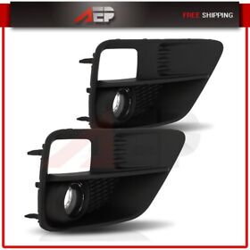 Aep16539001s Clear Lens Bumper Fog Light Lamps With Switch Fits 2015-2017 Subaru Wrx Sti