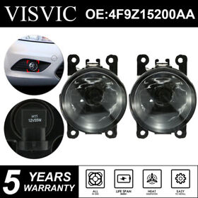 Mslafl-0170 Clear Lens Driving Fog Lights Kit For 2011-2015 Ford Explorer With Brackets Set