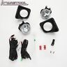 Icars-mslafl-0065 Clear Lens Fog Lights Kit For 2014-2020 Toyota Tundra With Bezel Wires Bulbs Truck