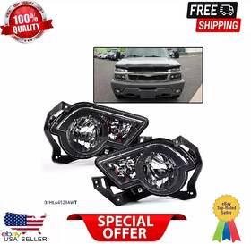 Gm2592141 Cnnell Fog Lights Fit For Chevy Avalanche 2002-2006 With Body Cladding Pair Brackets