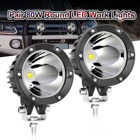 Bwlr0140-usa Colight 2x 4inch 80w Round Led Work Lights Bumper Driving Pods Spot Off Road Atv Suv Fog