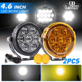 Swefdv0107cncosr Colight 2x 5 Inch Led Offroad Driving Work Light Pods Spot Horn Overtake Fog Motor 12v