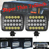 H6052 Colight Thin Dot Sealed Led Headlight Halo Drl Black