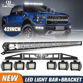 Zt013006lc Colight 42 Inch Led Light Bar Fog Mount Brackets Kit For Ford F150 Raptor 2017-2020