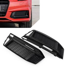 Comebuybestusa 211200576756 Front Bumper Fog Light Honeycomb Grille Cover For Audi A4 B9 S4 16-18 17 Comebuybestusa 211200576756 Front Bumper Fog Light Honeycomb Grille Cover For Audi A4 B9 S4 16-18 17