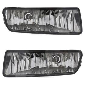 F107561-f107562a2 Componentsplus Front Left And Right Fog Light Fits Ford By 4l1z15201aa-pfm