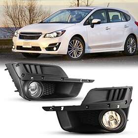 Cpw 606024427412 Fog Lights Compatible With 2015-2016 Subaru Impreza Clear Lens Bumper Dri