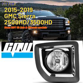 Cpw 794590993384 For 2015 2016 2017-2019 Gmc Sierra 2500 3500 Right Side Fog Light And Bezel Bulb