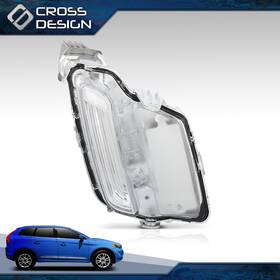 Big010506 Crossdesign Front Right Led Fog Light Lamp Driving Clear Fit For 2014 2018 Volvo Xc60