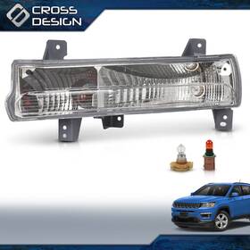 Ch2520147 Crossdesign Big012911 Fit For 2017 - 2021 Jeep Compass Parking Light Driver Left Lh Side