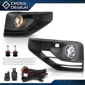 Big0322-1 Crossdesign Fog Lights Front Lamps With Wiring Kits Fit For 2017-2020 Nissan Pathfinder
