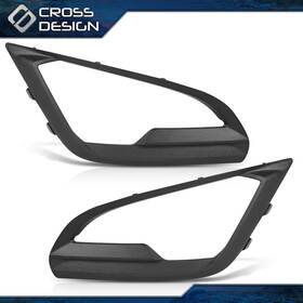 Big052804 Crossdesign Fits 2018-2021 Ford Ecosport Front Bumper Fog Light Lamp Cover Bezel Left Right