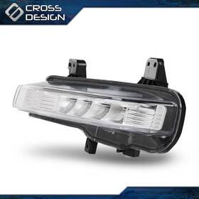 Big0603-2 Crossdesign Lh Side Led Fog Light Lamp Fit For 2020-2024 Ford Explorer Left Driver