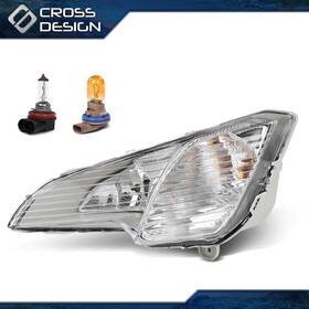 Big0603-9 Crossdesign Fit For Ford Ecosport 2018-2021 Left Driver Side Front Fog Light Driving Lamp