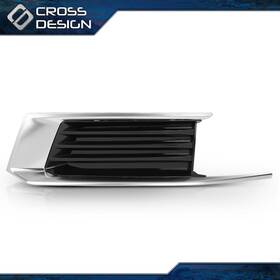 Big072502 Crossdesign Front Fog Light Cover Chrome Trim Left Driver Lh Fit For Cadillac Xts 2018 2019