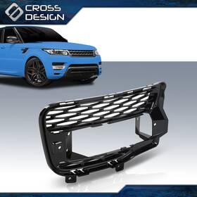 Big111956 Crossdesign Fog Lights Mesh Grille Cover Right Fit For 14-17 Range Rover Sport Lr045033