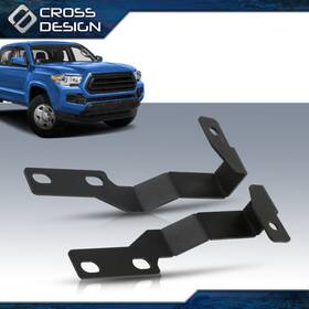 Big121101 Crossdesign Upper Hood Ditch Cube Led Light Mount Brackets Fit For 2005-2015 Toyota Tacoma