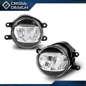 Big2026030332 Crossdesign Fit For Toyota Camry Corolla Rav4 Yaris Lexus Pair Led Fog Lights Driving Lamps