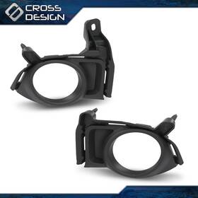 Big20260308-10 Crossdesign Fit For Toyota Highlander 2014-2016 Front Fog Light Bezel Bumper Cover Trim