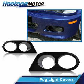 Ht-02flc1101abb Crossdesign Black Bumper Fog Light Lamp Cover Fit For Bmw E46 M3 2-door 2001-2006 4-door Usa