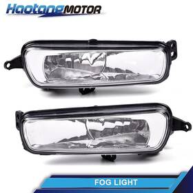 Ht-02hla1225abk Crossdesign Clear Front Bumper Fog Lights Driving Lamps With Bulbs Fit For 2015-2017 Ford Focus