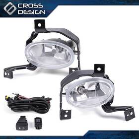 Ht-02hla1311awt Crossdesign Clear Bumper Fog Light Pair Switch Wiring Fit For 2010-2011 Honda Cr-v Crv Ht-02hla1311awt Crossdesign Clear Bumper Fog Light Pair Switch Wiring Fit For 2010-2011 Honda Cr-v Crv