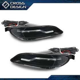 Ht-02hla2011cwt Crossdesign 2 Front Led Fog Light Lamps Assembly Fit For Toyota 05-08 Corolla Camry 02-04