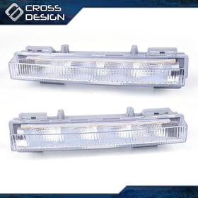 Ht-02hla2603awt Crossdesign Front Drl Fog Light Left And Right Fit For 2012 13 14 15 Mercedes-benz W166 Ml Glk
