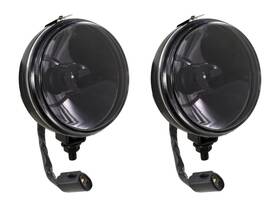 E7zz-15200-es Daniel Carpenter Reproductions 1987-1993 Mustang Gt Euro Smoked Complete Fog Lights Lamps With H3 Bulbs - Pair