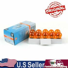 C119-276 Darupsun 10pcs Osram 7528y 12v P21/5w Bay15d Stop Drl Lights Lamp Bulb Amber 2200k Usa
