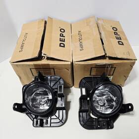 315-2022l-aq Depo New Pair Fog Light Assemblies For 2007-2009 Nissan Altima Sedan Lh Rh Set