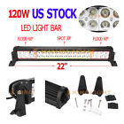 Df008e120w-c Kinglight Combo Led Work Light Bar Offroad Driving 699907467254