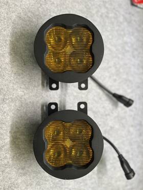 Dd6179trek Diode Dynamics Ss3 Led Fog Light For 2016-2023 Subaru Crosstrek Sport Optic Yellow