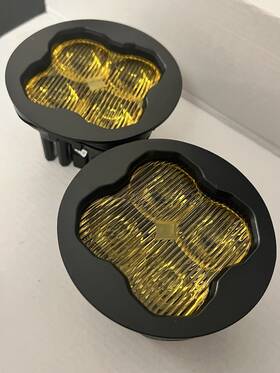 Dd6183p Diode Dynamics Ss3 Led Sae/dot Type A Fog Light Kit Pro Yellow With Backlight